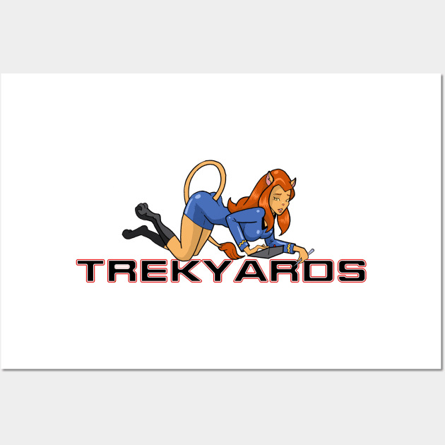 Trekyards Caitian Pin-Up Wall Art by Trekyards